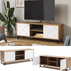 Lowboard Nizza Artisan-Eiche 150 x 55.2 cm Vicco