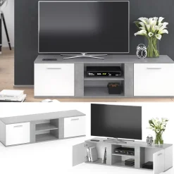 Lowboard Novelli Beton 155 x 41 cm Vicco