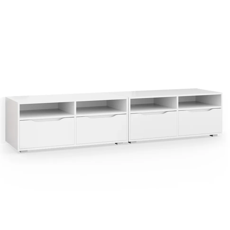 Lowboard Ruben Weiß 200.4 x 42 cm Vicco