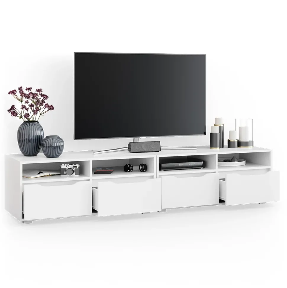 Lowboard Ruben Weiß 200.4 x 42 cm Vicco