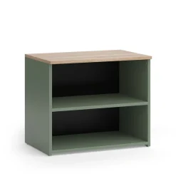 Lowboard Wido Grün 60 x 50 cm mit 2 Fächern Vicco