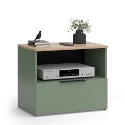 Lowboard Wido Grün 60 x 50 cm mit Schublade Vicco