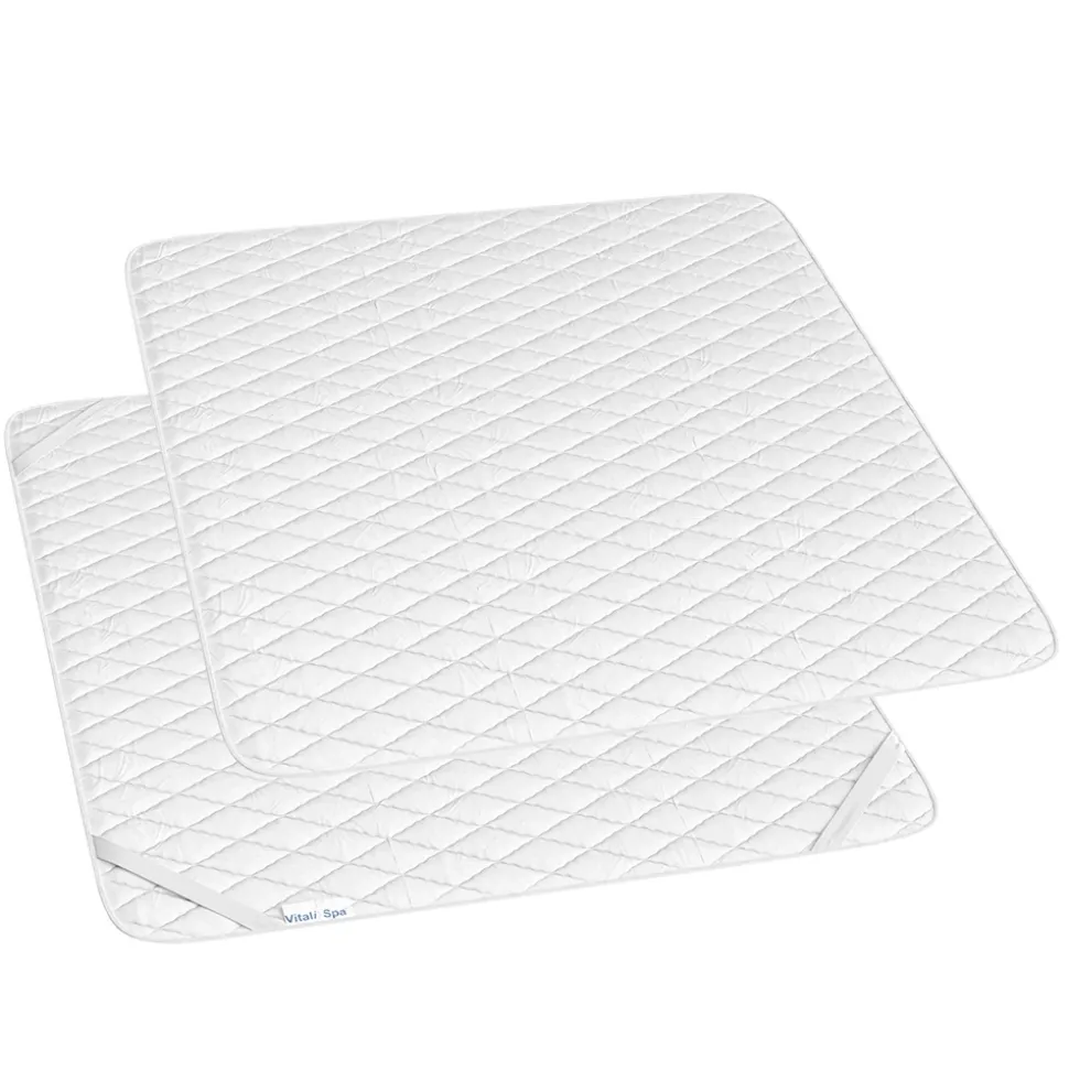 Matratzenschoner Weiß 180 x 200 cm Versteppung Vitalispa