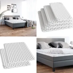 Matratzenschoner Weiß 160 x 200 cm Vitalispa