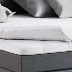 Matratzenschoner Weiß 90 x 200 cm Vitalispa
