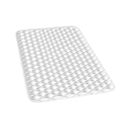 Matratzenschoner Weiß 140 x 200 cm Waschbar bis 60°C trocknergeeignet Vitalispa