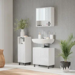 Midischrank Agasta Weiß 30 x 87.2 cm Vicco