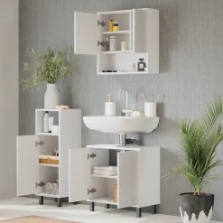 Midischrank Agasta Weiß 30 x 87.2 cm Vicco