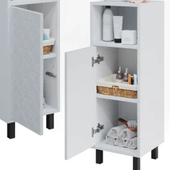 Midischrank Agasta Weiß 30 x 87.2 cm Vicco