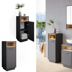 Midischrank Beatrice Anthrazit 38 x 93 cm Vicco