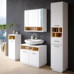 Midischrank Beatrice Weiß 38 x 93 cm Vicco