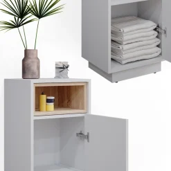 Midischrank Beatrice Weiß 38 x 93 cm Vicco