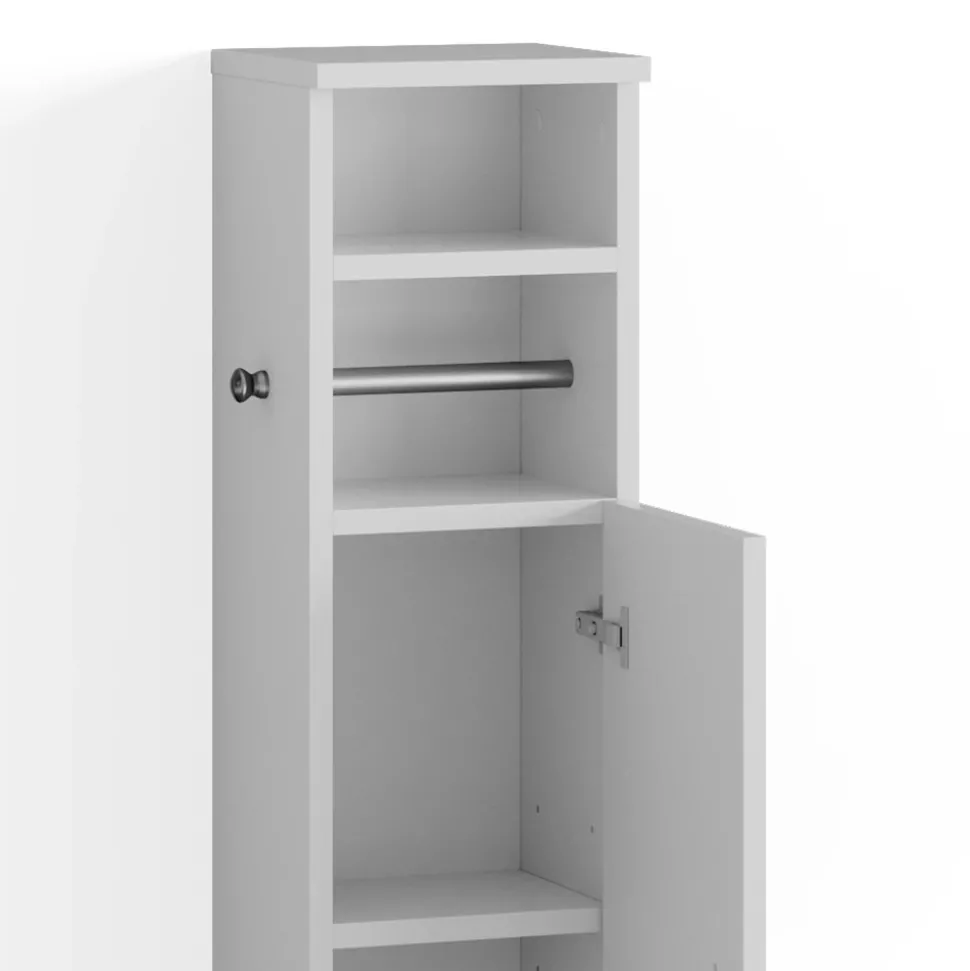 Midischrank Enga Weiß 23 x 90 cm Vicco