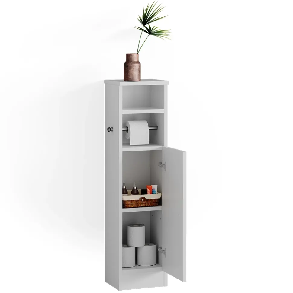 Midischrank Enga Weiß 23 x 90 cm Vicco