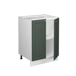 Midischrank Fame-Line Grün-Gold Landhaus 60 x 82 cm ohne Arbeitsplatte Vicco