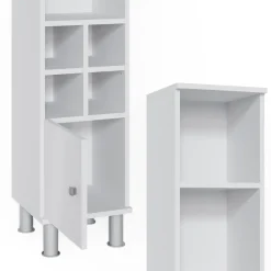 Midischrank Fynn Weiß 30 x 130.6 cm kleine Tür Vicco