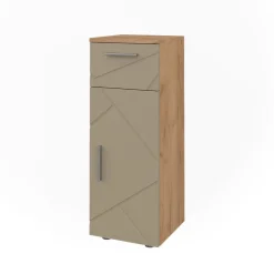 Midischrank Irma Goldkraft Eiche 30 x 81 cm Vicco