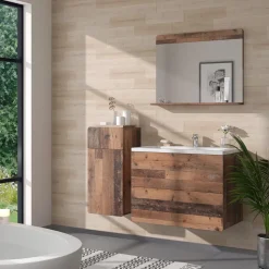 Midischrank Izan Oldstyle 36.6 x 76.6 cm mit Schublade und Tür Vicco