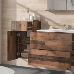 Midischrank Izan Oldstyle 36.6 x 76.6 cm mit Schublade und Tür Vicco