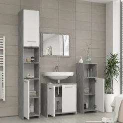 Midischrank Kiko Beton 30 x 95 cm Vicco