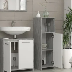 Midischrank Kiko Beton 30 x 95 cm Vicco