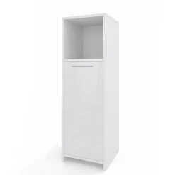 Midischrank Kiko Weiß Hochglanz/Weiß 30 x 95 cm Vicco