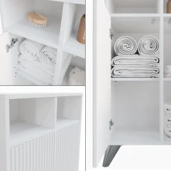 Midischrank Leano Weiß 60 x 97 cm mit 2 Türen Vicco