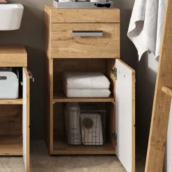 Midischrank Luna Eiche Wotan 37 x 79 cm Vicco