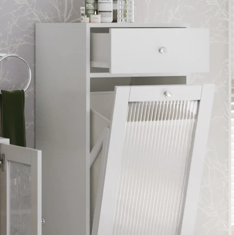 Midischrank Malte Weiß 40 x 96 cm Vicco