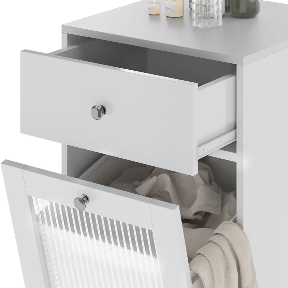 Midischrank Malte Weiß 40 x 96 cm Vicco