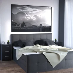 Nachttisch Schwarz 2er Set Vicco