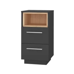 Nachttisch Beatrice Anthrazit 36 x 68 cm Vicco