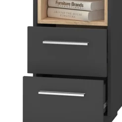 Nachttisch Beatrice Anthrazit 36 x 68 cm Vicco