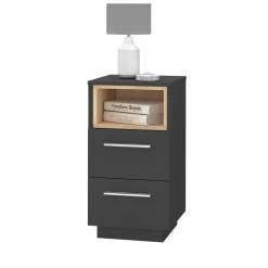 Nachttisch Beatrice Anthrazit 36 x 68 cm Vicco