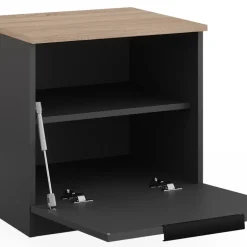 Nachttisch Betti Anthrazit/Sonoma 50 x 50 cm Vicco