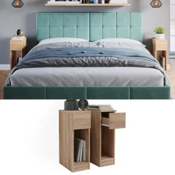 Nachttisch Enton Sonoma 2er Set Vicco