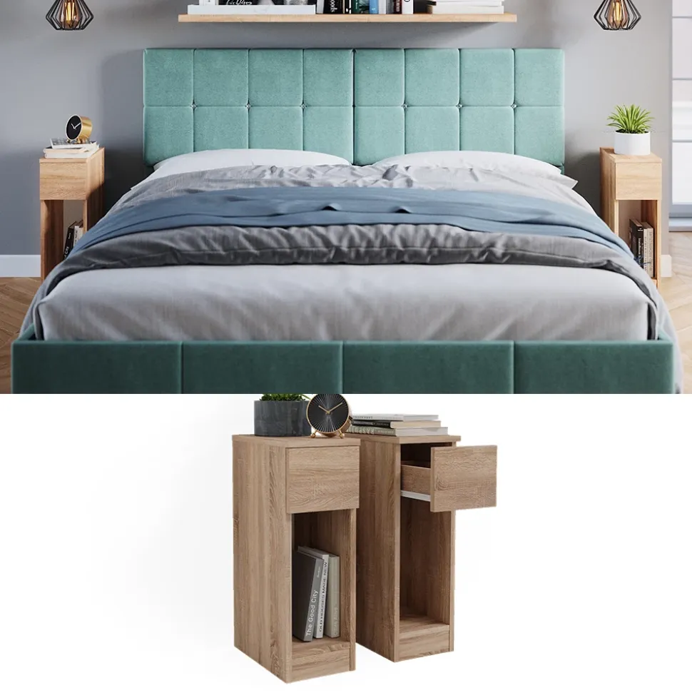 Nachttisch Enton Sonoma 2er Set Vicco