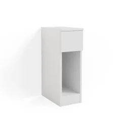 Nachttisch Enton Weiß 20 x 59.5 cm Vicco