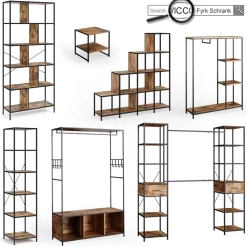 Nachttisch Fyrk Antikholz 2er Set Vicco