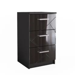 Nachttisch Irma Schwarz 35.5 x 66 cm Vicco