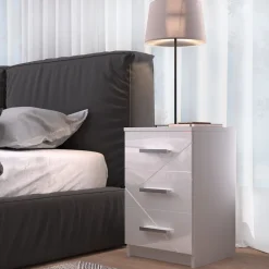 Nachttisch Irma Weiß 35.5 x 66 cm Vicco