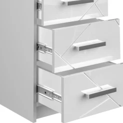 Nachttisch Irma Weiß 35.5 x 66 cm Vicco