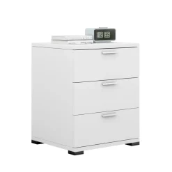 Nachttisch Marseille Weiß 46.2 x 60 cm Vicco