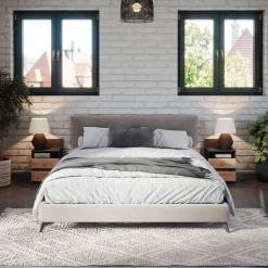 Nachttisch Monty Anthrazit/Goldkraft Eiche 32.3 x 59.1 cm Vicco