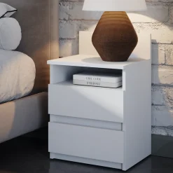 Nachttisch Monty Weiß 32.3 x 59.1 cm Vicco