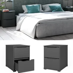 Nachttisch Ruben Anthrazit 40.2 x 53.6 cm Vicco