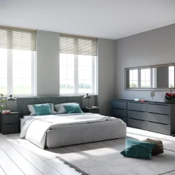 Nachttisch Ruben Anthrazit 40.2 x 53.6 cm Vicco