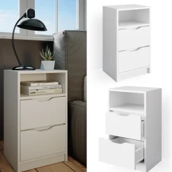 Nachttisch Ruben Weiß 38 x 66.6 cm Vicco