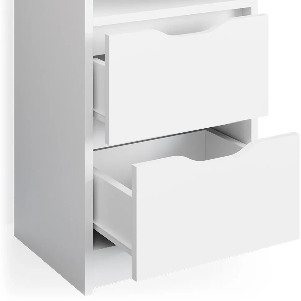 Nachttisch Ruben Weiß 2er Set Vicco