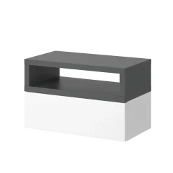 Nachttisch Urbano Anthrazit 45 x 28 cm Vicco